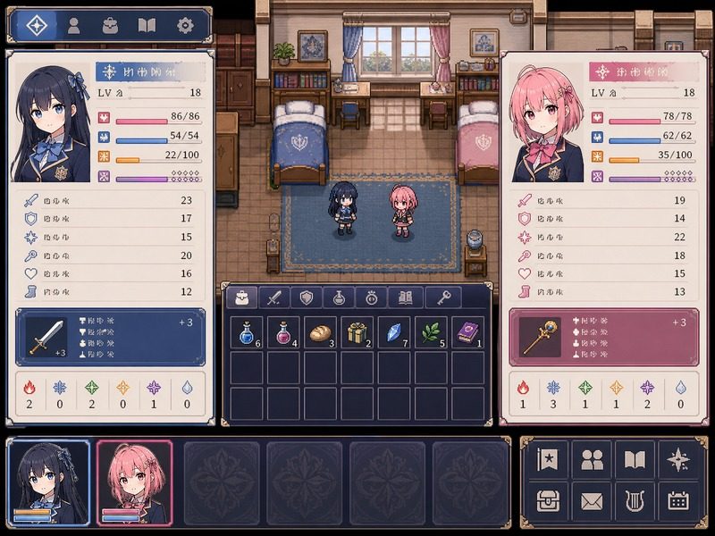 终末的自我主义Ver1 实机画面 演示图 2